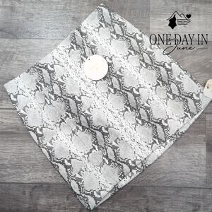 Wild Honey Snake Print Mini Skirt Size M